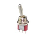 Трипозиційний тумблер MTS-102 ON-OFF-ON 3pin